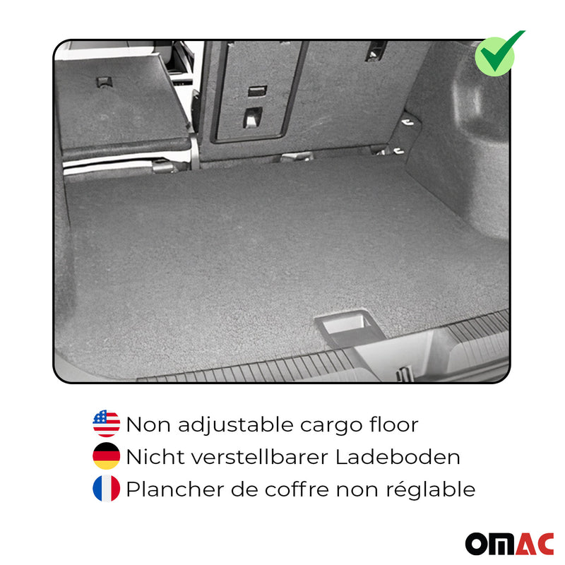 Vasca portabagagli in gomma OMAC per Jeep Wrangler Unlimited JL 2018-2025 TPE Nero