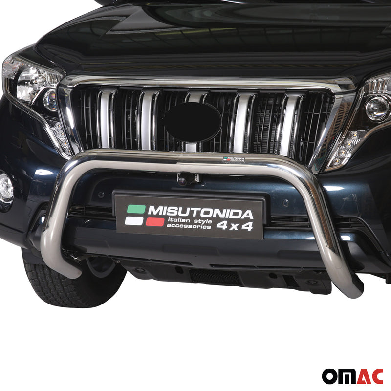 Barra di protezione anteriore per Toyota Land Cruiser Prado J150 2014-2017 ø76 acciaio