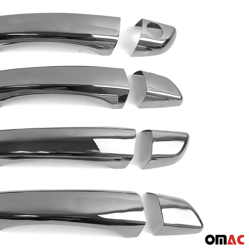 Copertura maniglia portiera per Citroen C4 Picasso / Grand Picasso 2013-24 4 porte H1 cromata 8x
