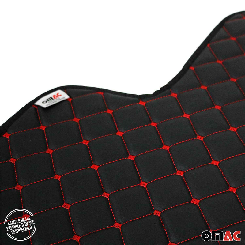 Tappetini in pelle Dacia Dokker 2012-2021, neri, 4 pezzi