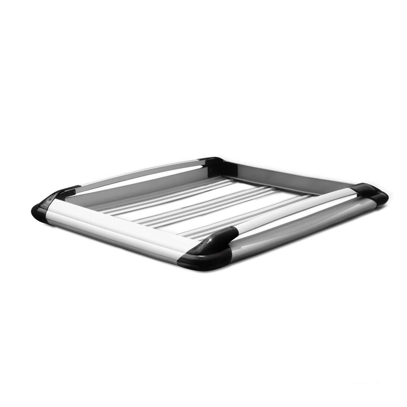 Set barre portatutto + portapacchi per VW Amarok 2010-2021 alluminio argento 3 pezzi 