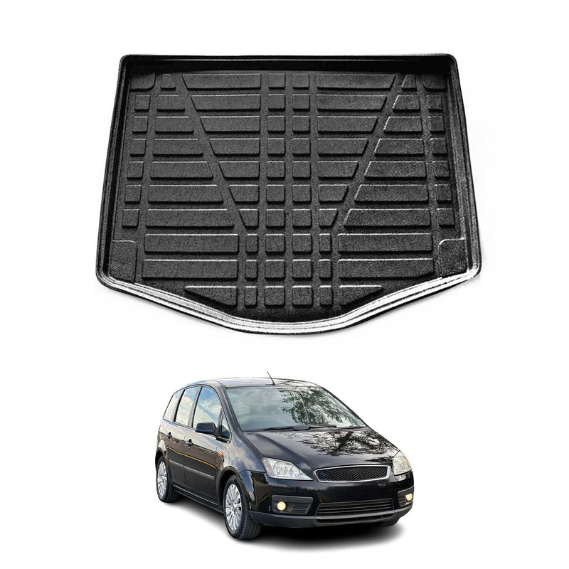 Vasca baule per Ford C-Max 2003-2010 Gomma TPE Nero