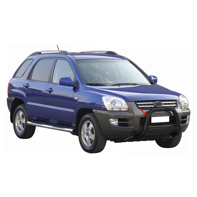 Frontbügel Frontschutzbügel für Kia Sportage 2004-2008 ø63mm Stahl Schwarz