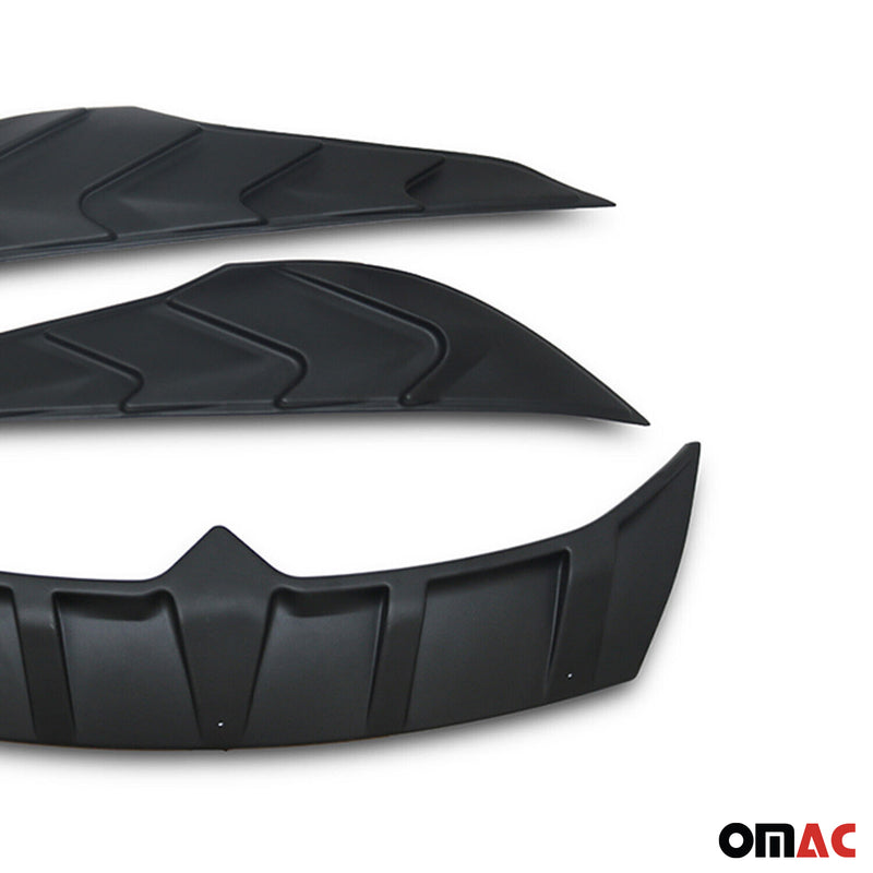 Spoiler posteriore alettone posteriore labbro posteriore per Mitsubishi L200 2019-2025 ABS Nero 3 pezzi 