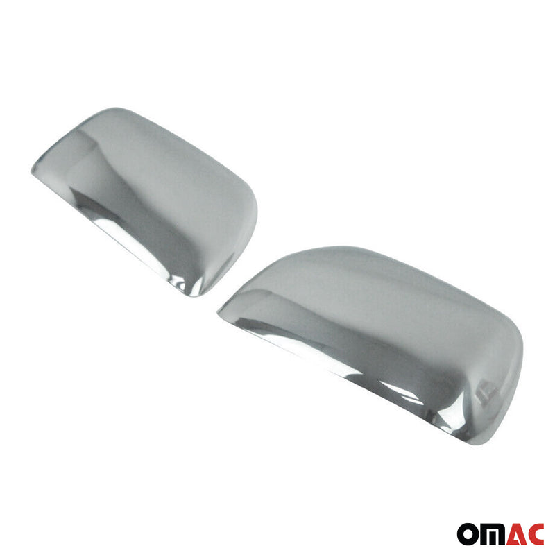 Calotte specchietti retrovisori per Daihatsu Materia 2006-2012 in acciaio inox argento 