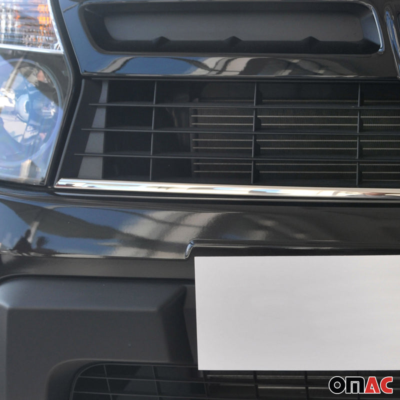 Strisce griglia per Dacia Duster 2012-2018 in acciaio inox argento