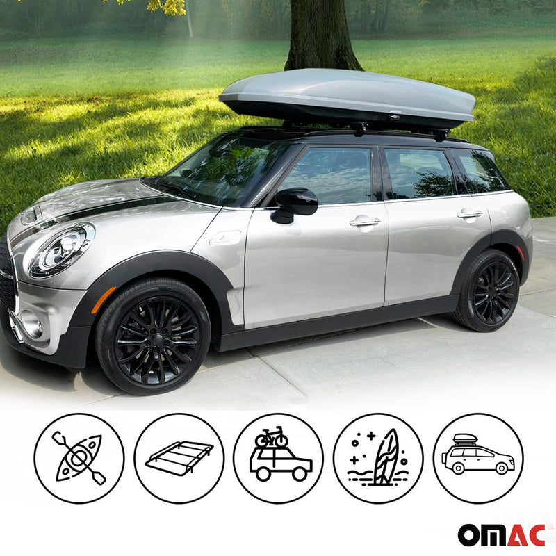 Portapacchi per BMW Serie 3 Touring G21 2019-2025 portapacchi 100kg grigio alluminio