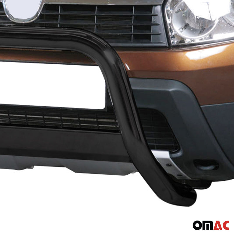 Barra di protezione anteriore per Dacia Duster 2010-2017 ø63mm acciaio nero 