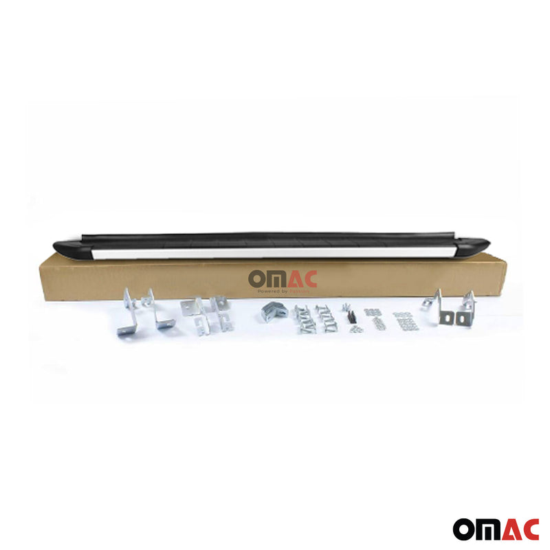 Pedane laterali per Kia Sorento 2015-2020 alluminio nero argento