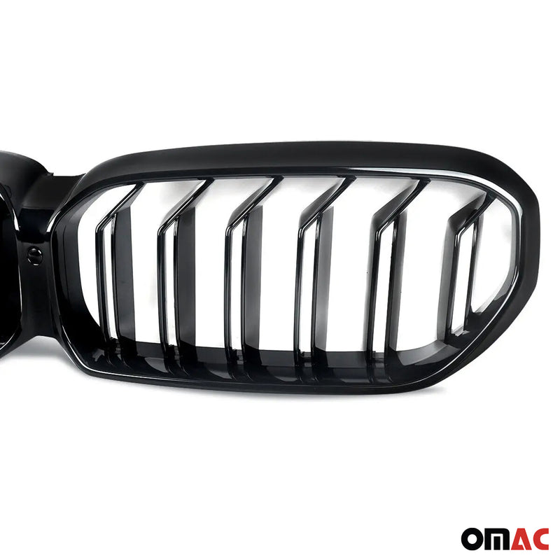 Griglia a doppio rene nera per BMW Serie 5 G30 G31 Limousine 2021-2024