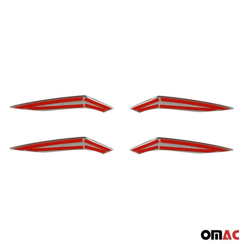 Cornice fendinebbia per Renault Clio 2019-2025 in acciaio inox 5x 