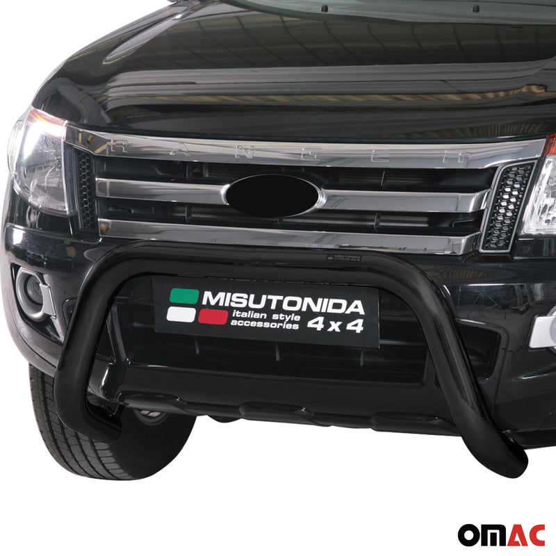 Protezione anteriore per Ford Ranger 2012-2015 ø76mm acciaio nero 
