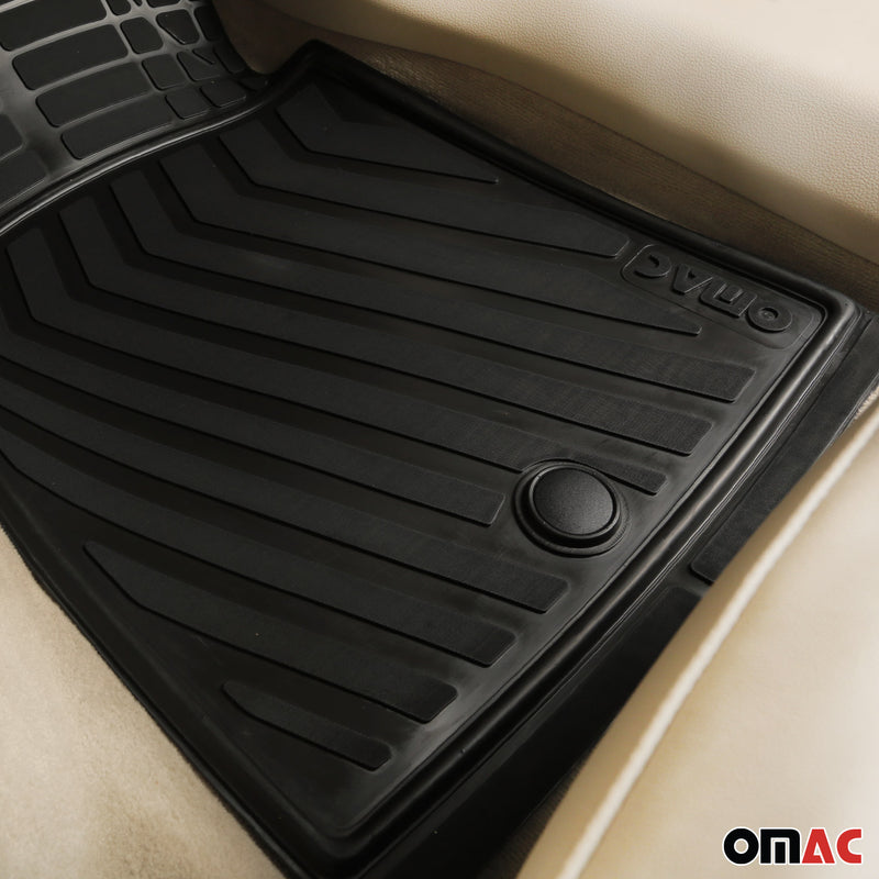 2024-2025 Skoda Elroq Fußmatten Gummimatte 3D Gummi TPE Schwarz 4tlg