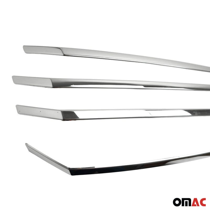 Strisce griglia per VW Crafter 2012-2017 in acciaio inox argento 5 pezzi