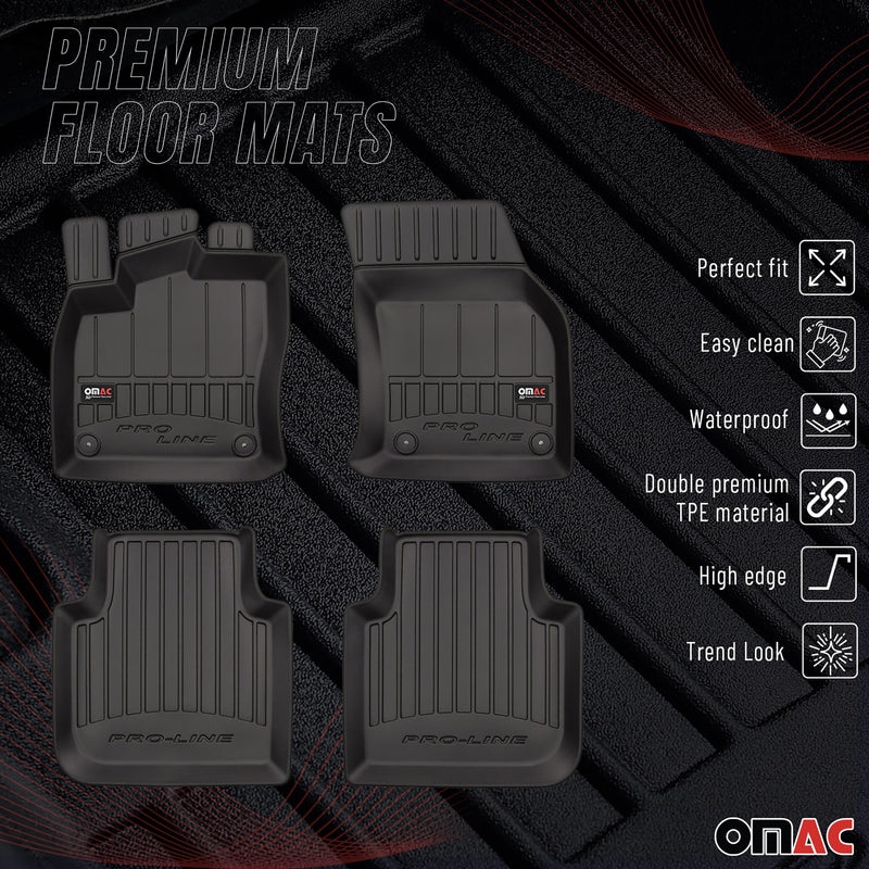 Tappetini Seat Tarraco 2018-2025 TPE Nero 4 pezzi