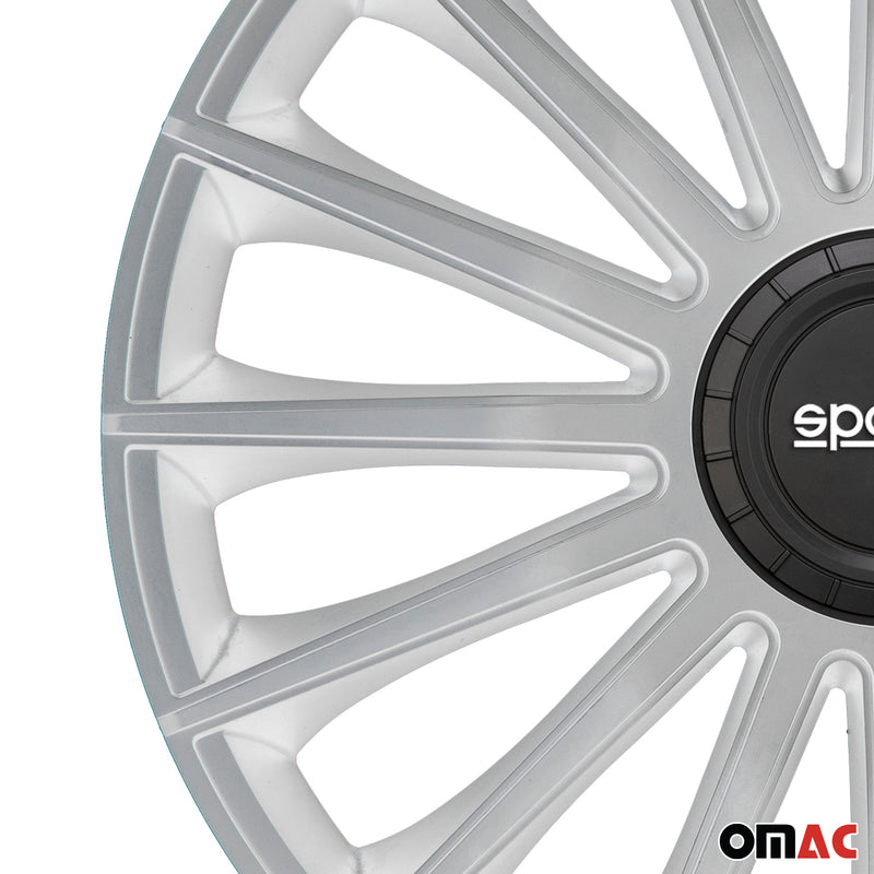 Coprimozzi Sparco 14 pollici Treviso argento 4 pezzi