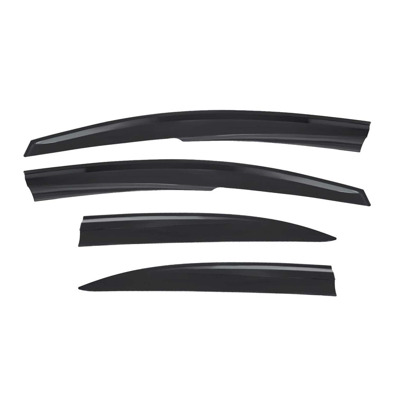 4 deflettori antivento e antipioggia per Honda Civic Limo 2005-2011 in acrilico scuro