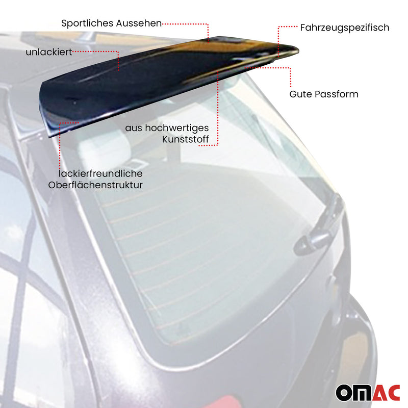 Spoiler posteriore RDX per tetto per VW Golf IV 3 5 porte 1998-2005 Tipo 2