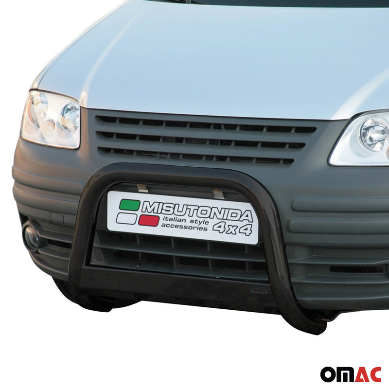 Protezione anteriore per VW Caddy 2004-2015 ø63mm acciaio nero 