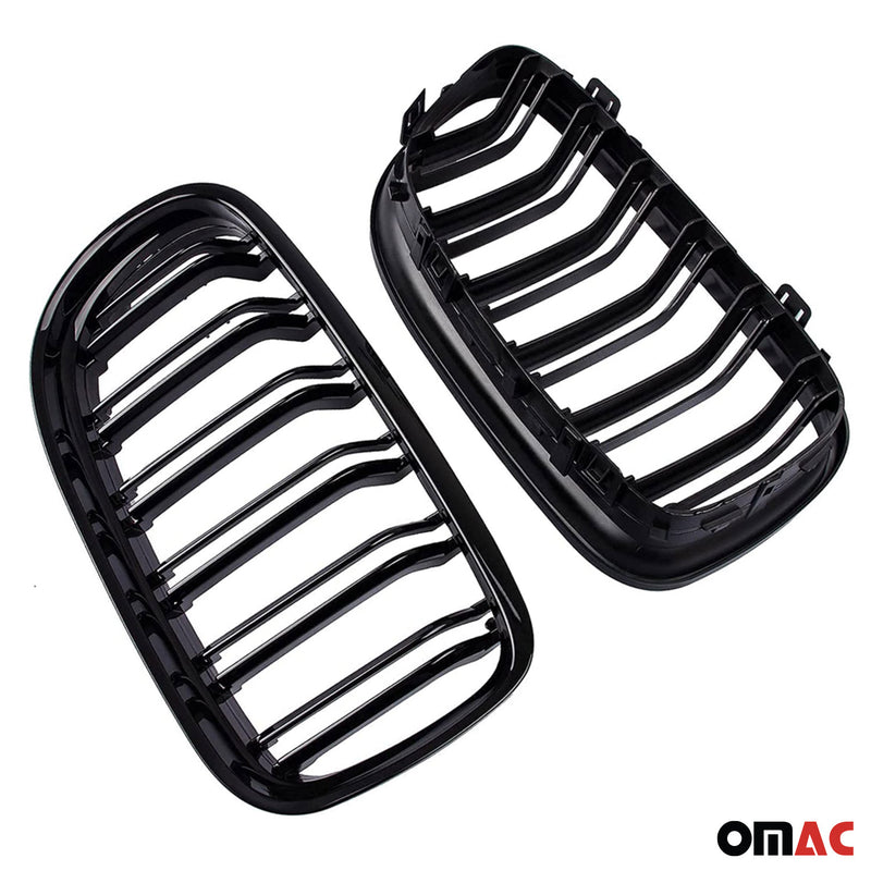 Griglia a doppio rene M4, nera lucida, per BMW Serie 3 E90 Limousine 2009-2011