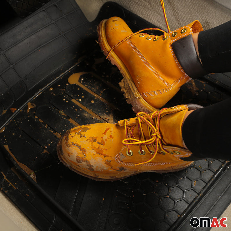 Tappetini Opel Crossland X, tagliabili, in gomma, neri, 5 pezzi
