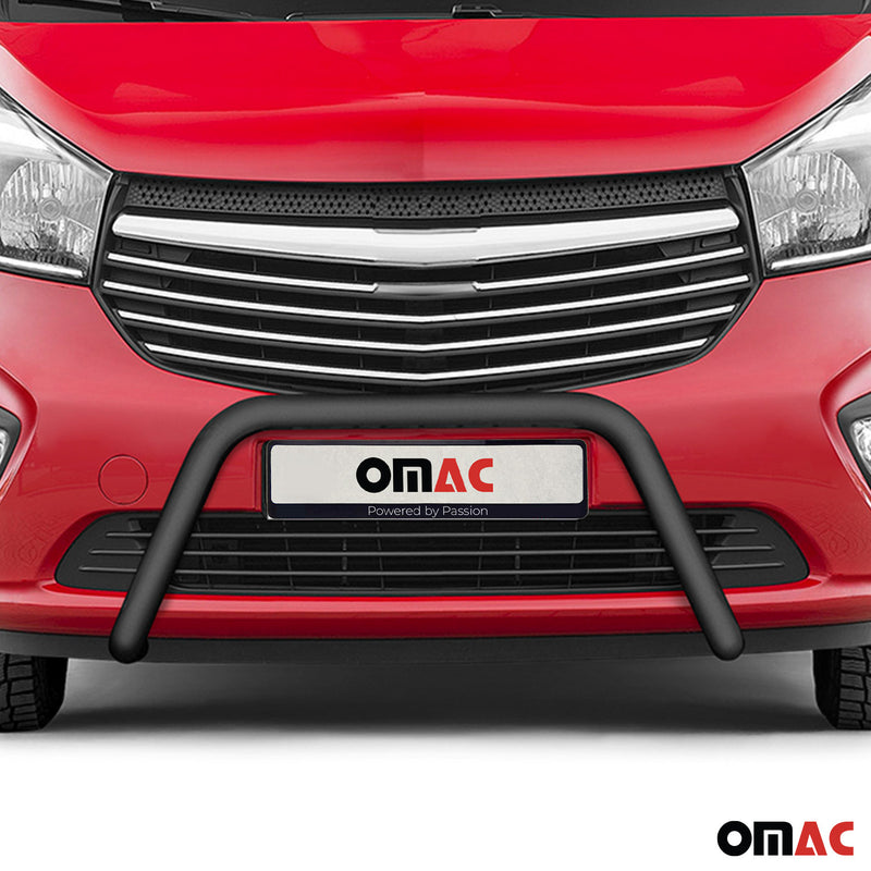 Protezione anteriore per Opel Vivaro 2014-2019 con ABE acciaio nero 