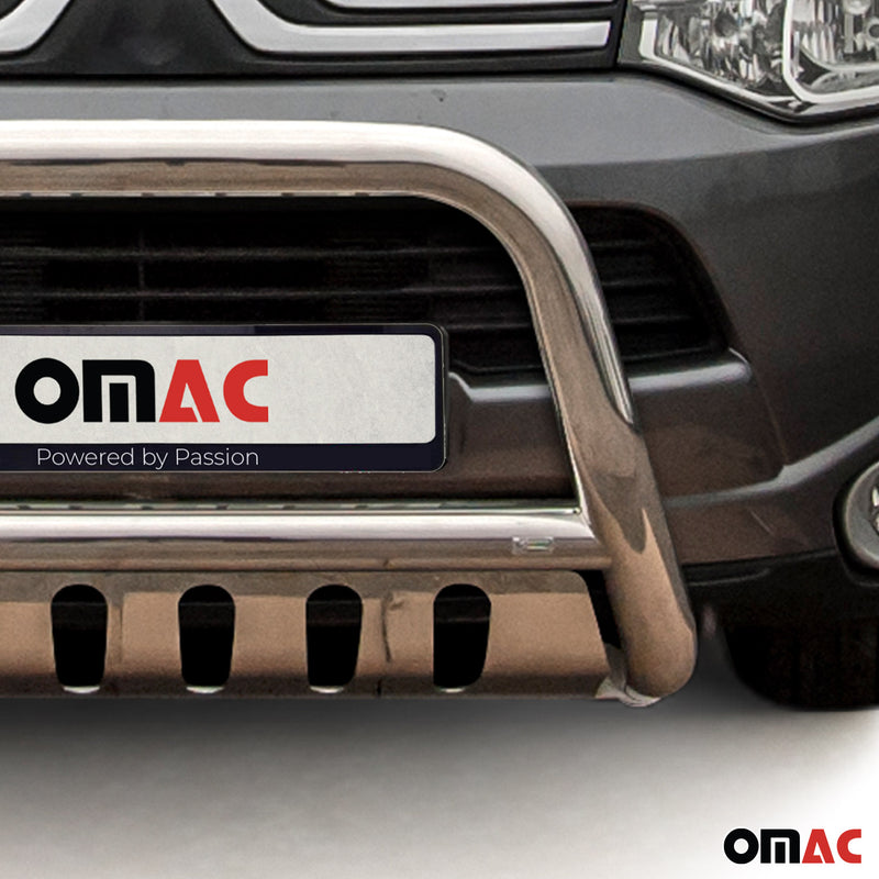 Barra di protezione anteriore per Mitsubishi Outlander 2012-2015 ABE Silver 