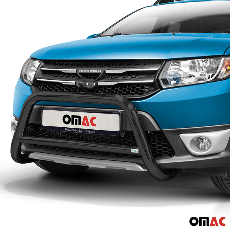 Barra di protezione anteriore per Dacia Sandero Stepway 2012-2016 ABE Nero