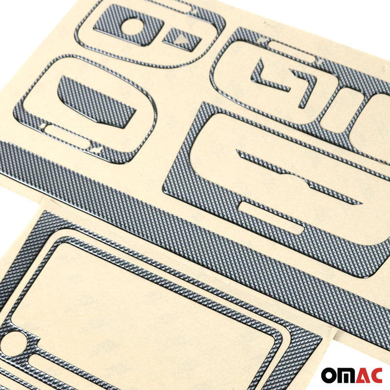 Decorazione interna abitacolo per Mercedes Travego 2006-2012 effetto carbonio 44 pezzi 
