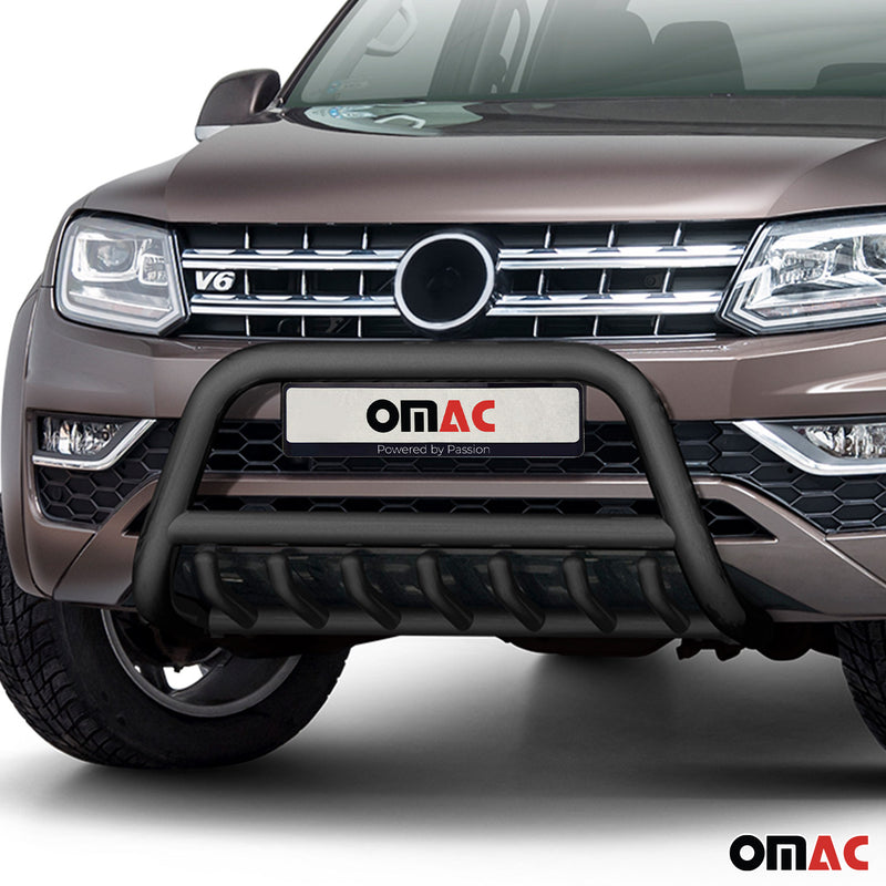 Protezione anteriore per VW Amarok 2016-2021 con ABE acciaio nero 