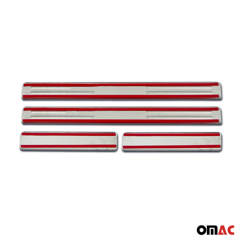 Battitacco Esclusivi per Renault Zoe Twingo Thalia Scenic Cromati 4x