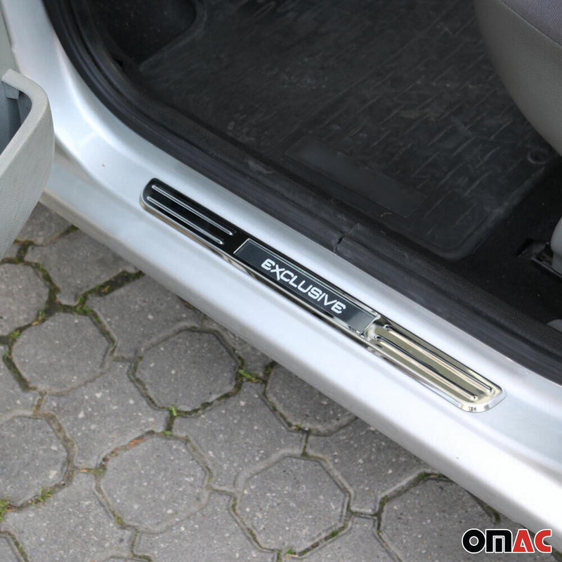 Soglie porte esclusive per Ford B-Max 2012-2025 Cromate Light 2x 