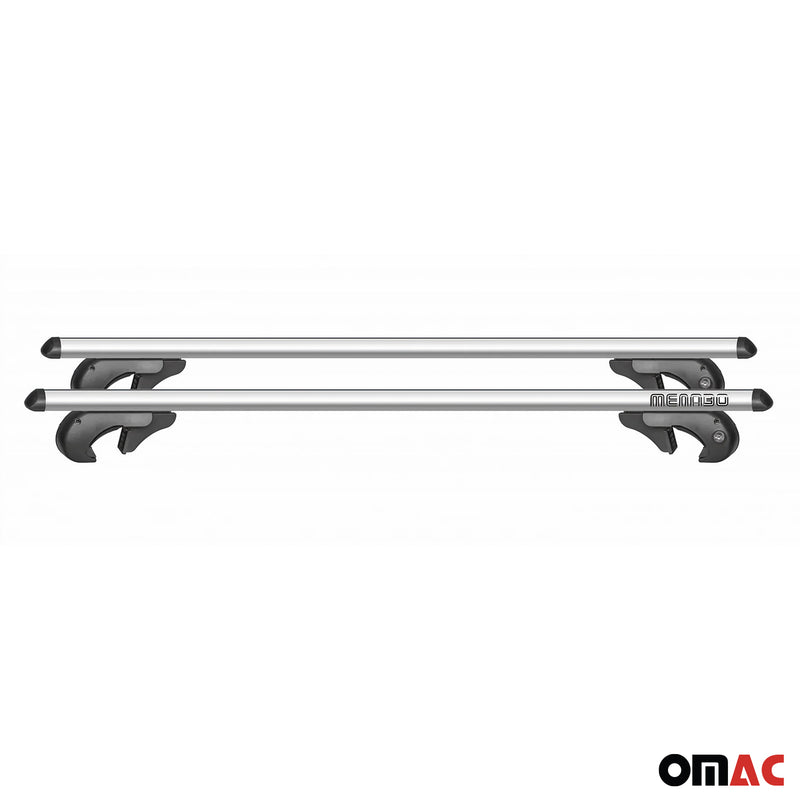 Portapacchi Menabo per Ford C-Max II 2010-2019, argento, 90 kg, 2 pezzi