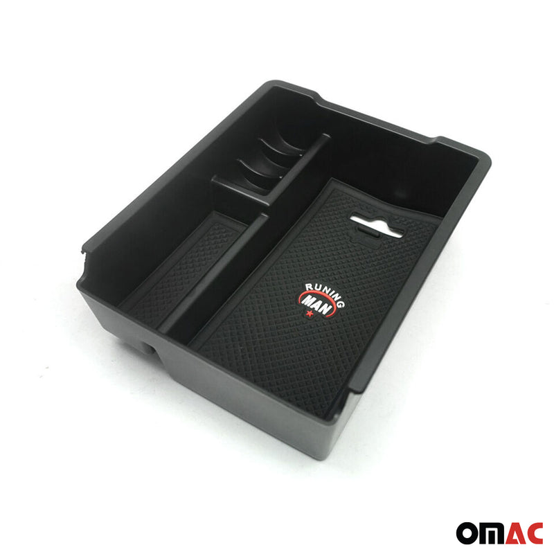 Box portaoggetti centrale per bracciolo per VW Jetta CC 2015-2019 ABS Nero