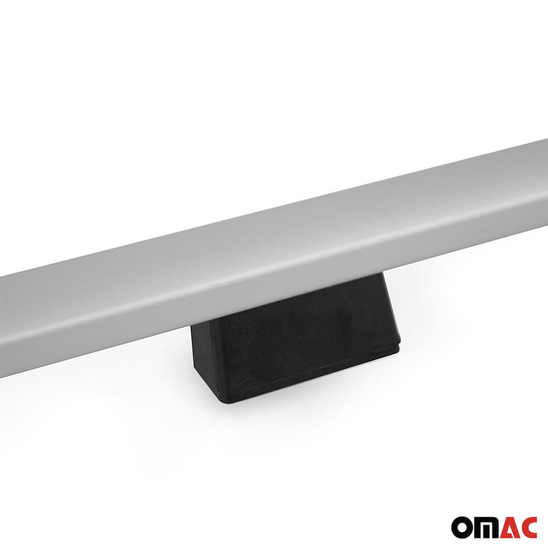 Barre portatutto + barre portatutto SET per VW Caddy 2003-2015 Corto Alluminio Argento 4 pezzi