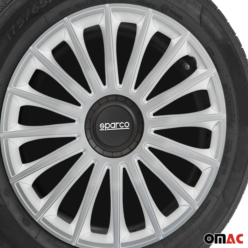 Coprimozzi Sparco 16 pollici argento Treviso 4 pezzi