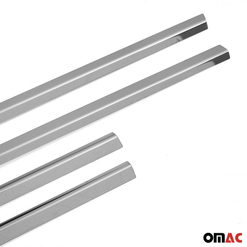 Listelli decorativi per finestrini per Land Rover Discovery 2009-2016 in acciaio inox cromato 4x