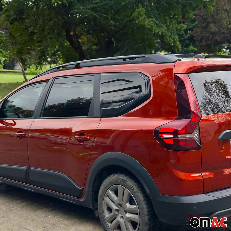 Modanatura per lunotto posteriore Dacia Jogger MPV 2022-2025, nera, 2 pezzi