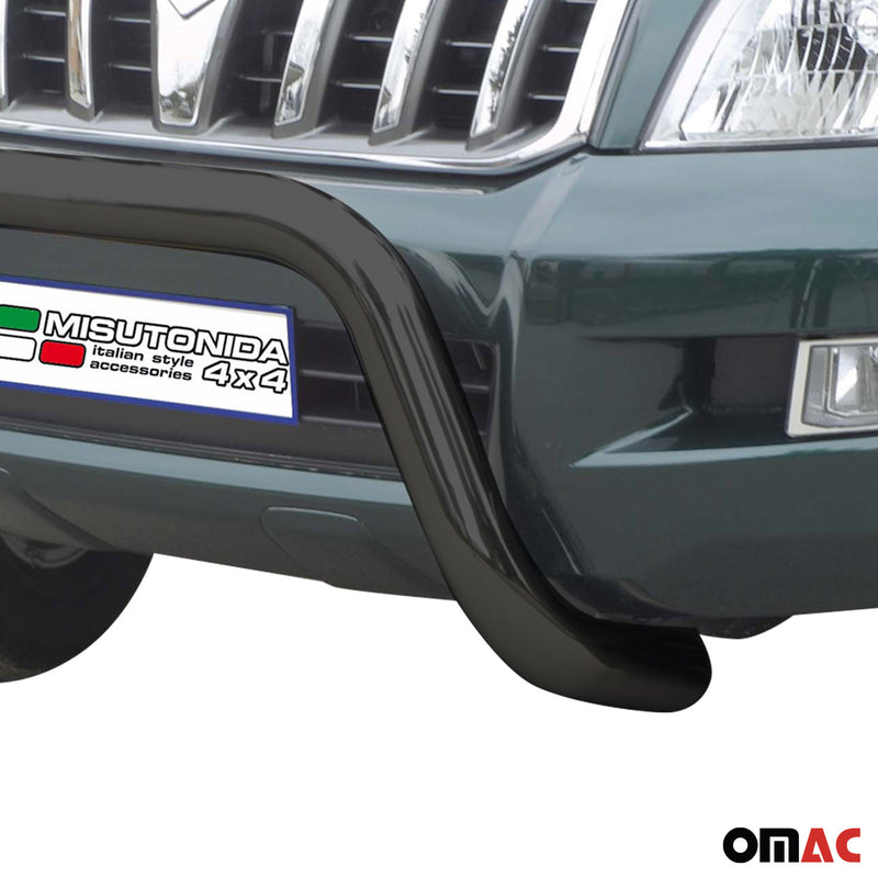Protezione anteriore per Toyota Land Cruiser KDJ120 2003-2008 ø76 Nero 