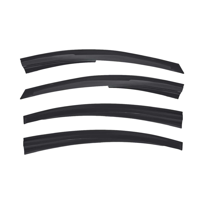 4 deflettori antivento e antipioggia per Chevrolet Cruze 2009-2016 in acrilico scuro