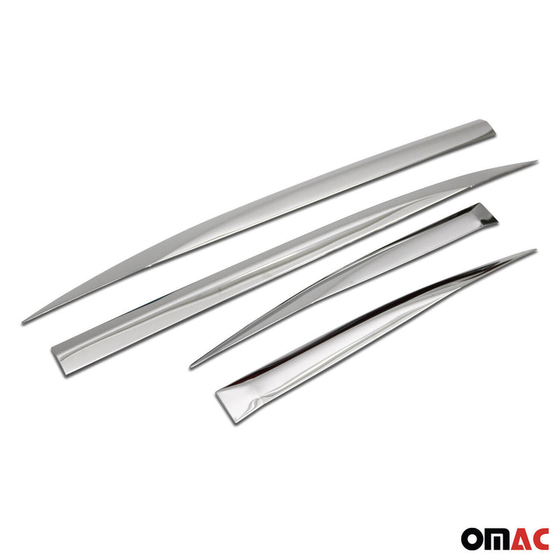 Striscia di protezione per portiera laterale per Peugeot 3008 Active P84 2016-2025 Cromata 4x