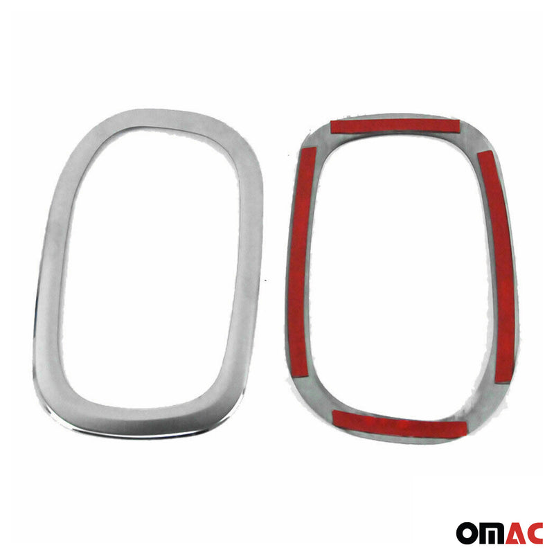 Coperture catarifrangenti Striscia catarifrangente per Jeep Renegade 2014-2019 Acciaio inossidabile Argento 