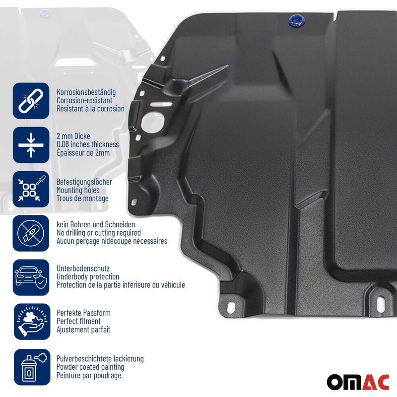 Protezione antincastro, protezione motore, protezione cambio per Nissan Navara D23 NP300 2.5D/ 2.3D 2015-2024 kit di installazione