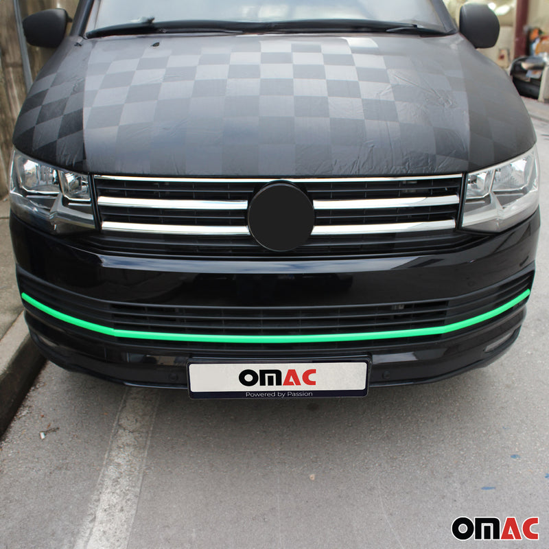 Strisce griglia per VW T6 2015-2019 Highline Chrome Green 3 pezzi
