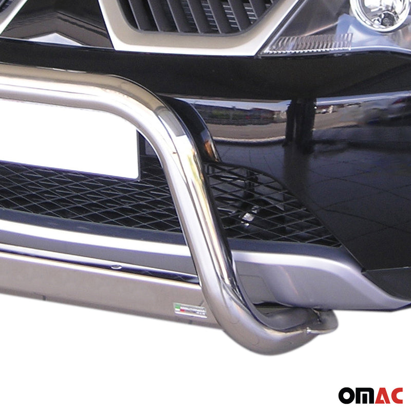Protezione anteriore per Mitsubishi Outlander 2007-2009 ø63 acciaio argento
