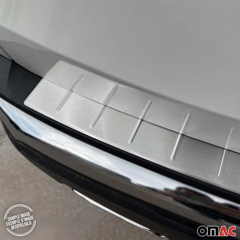 Protezione paraurti per soglia di carico per Audi Q5 FY 2017-2024 in acciaio inox spazzolato