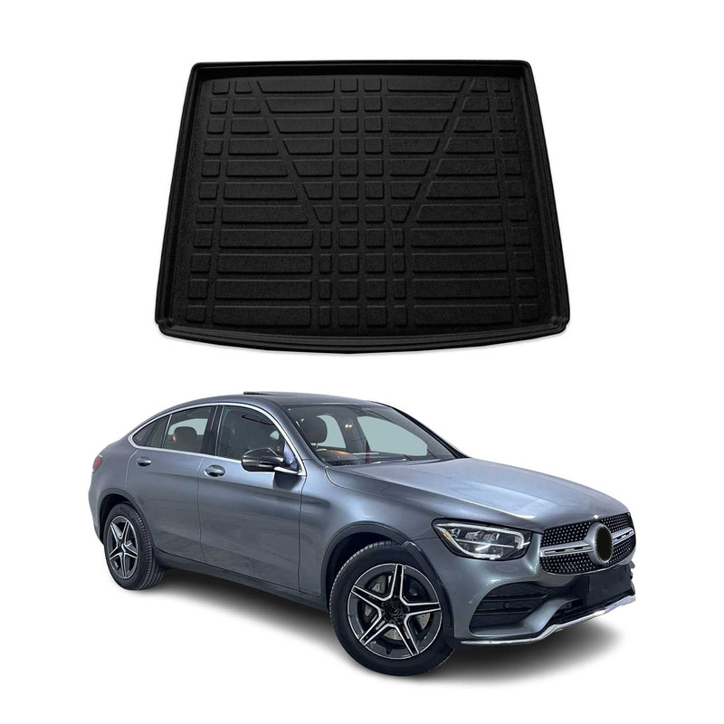 Vasca baule per Mercedes GLC 2015-2025 Gomma TPE Nero