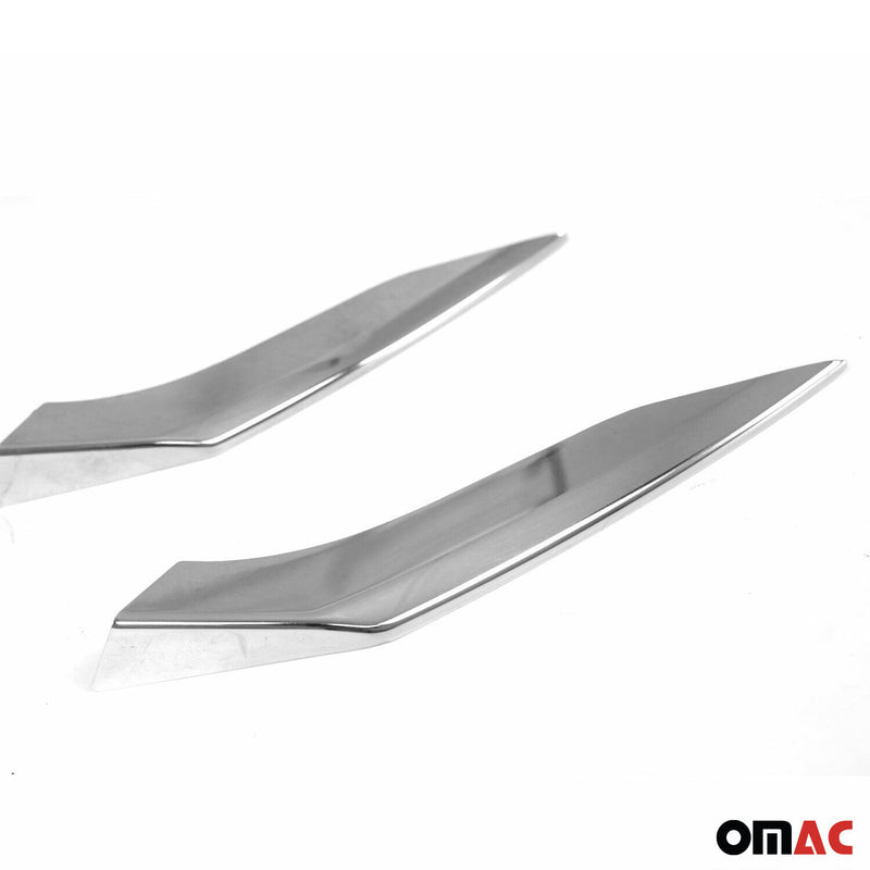 Cornice fendinebbia per Renault Clio 2019-2025 in acciaio inox 5x 