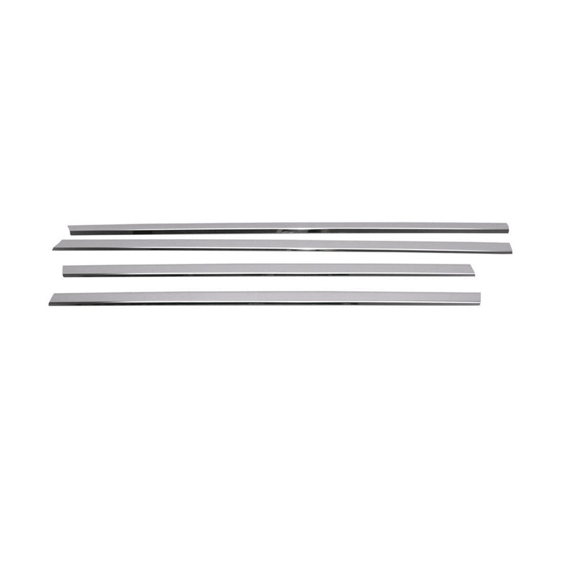 Listelli decorativi per finestrini Ford Fusion 2002-2012 in acciaio inox cromato 4 pezzi 