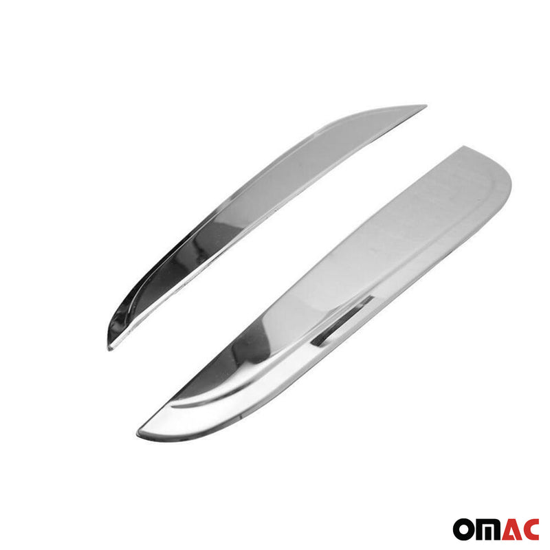 Rivestimento del montante della porta del montante B per Nissan Navara 2015-2020 in acciaio inossidabile argento, 2 pezzi